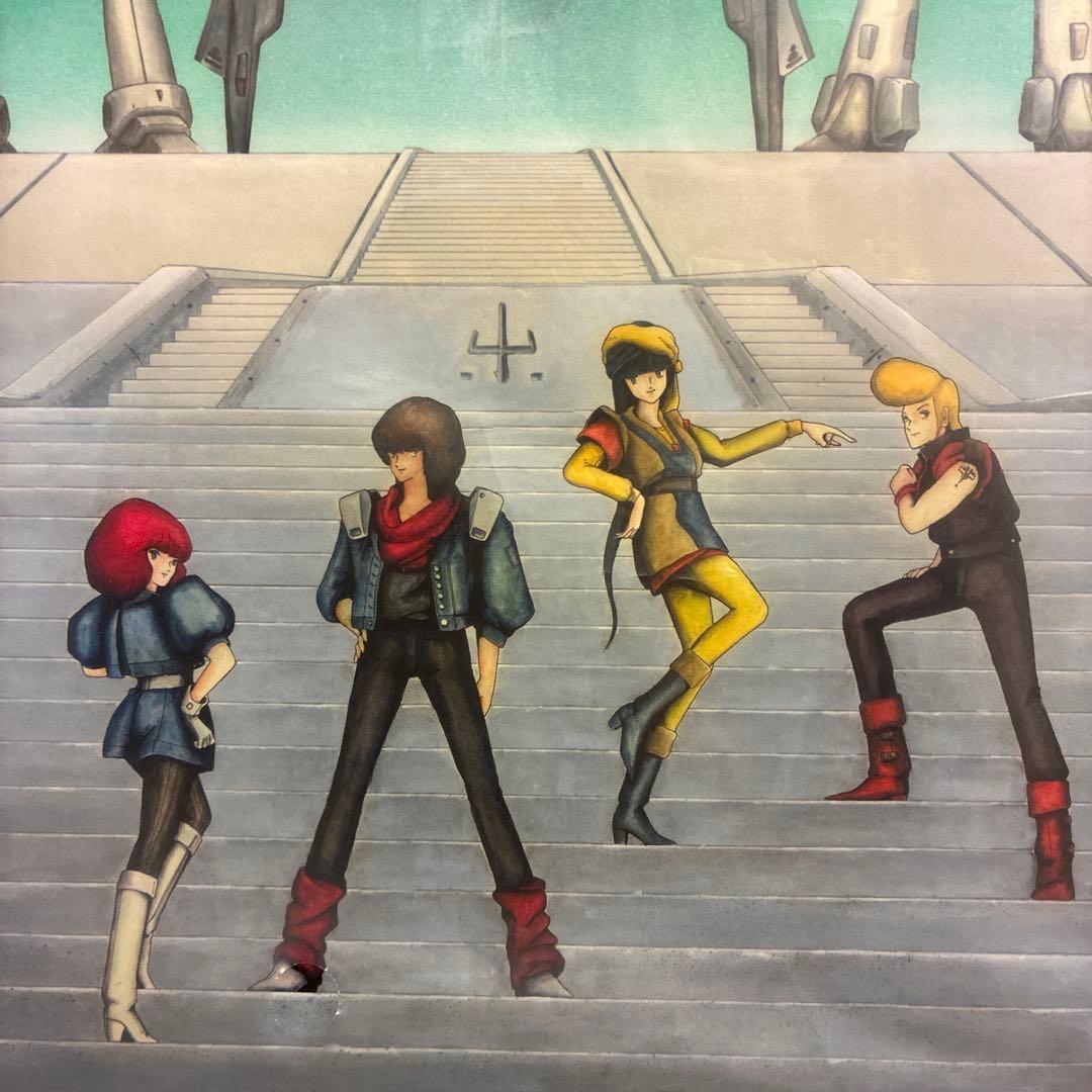 永野護 重戦機エルガイム 複製原画 [日本サンライズカレンダー1985年度版]