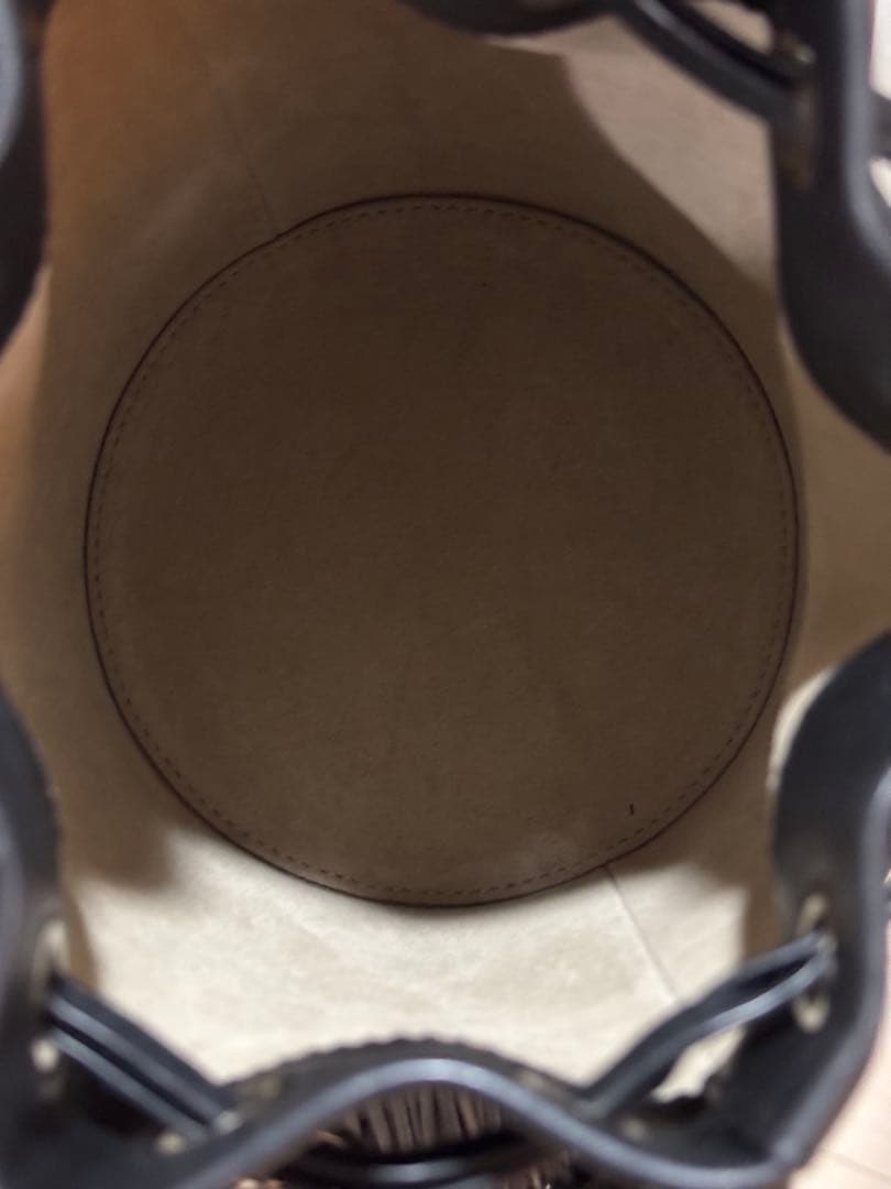 J.M. DAVIDSON ブラックフリンジショルダーバッグ