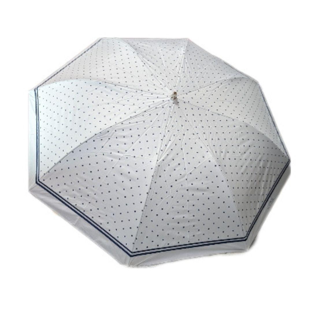 新品 ポロ ラルフローレン 日傘 1級 遮光 雨 晴雨兼用 折りたたみ ドット