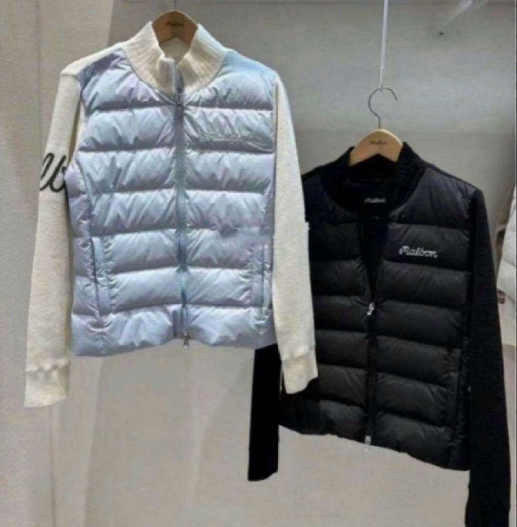 Malbon マルボンゴルフ ウェアレディース ダウンジャケット トップス　黒