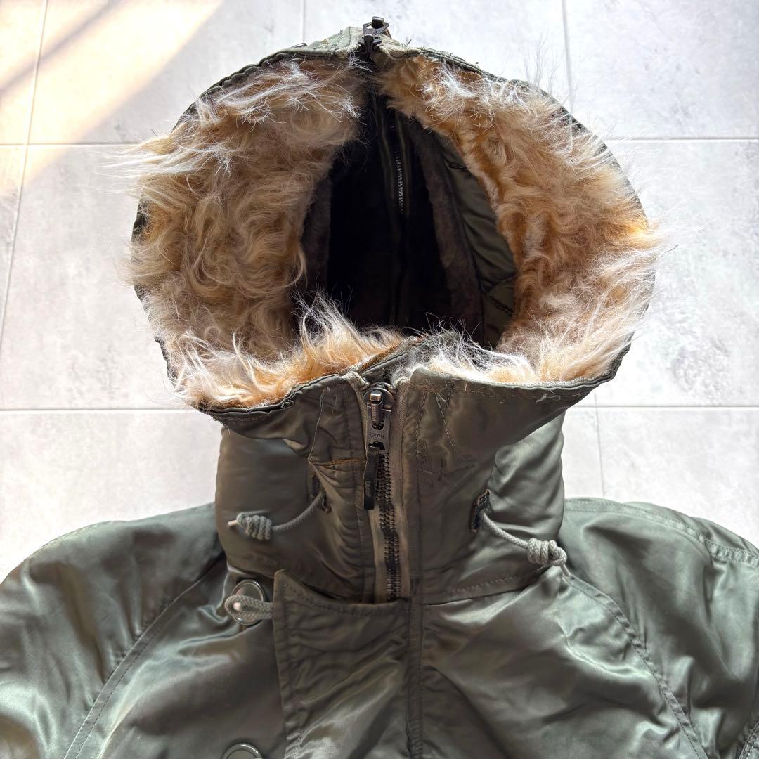 【70s】ALPHA N-2B フライトジャケット 短丈 希少S スコービル