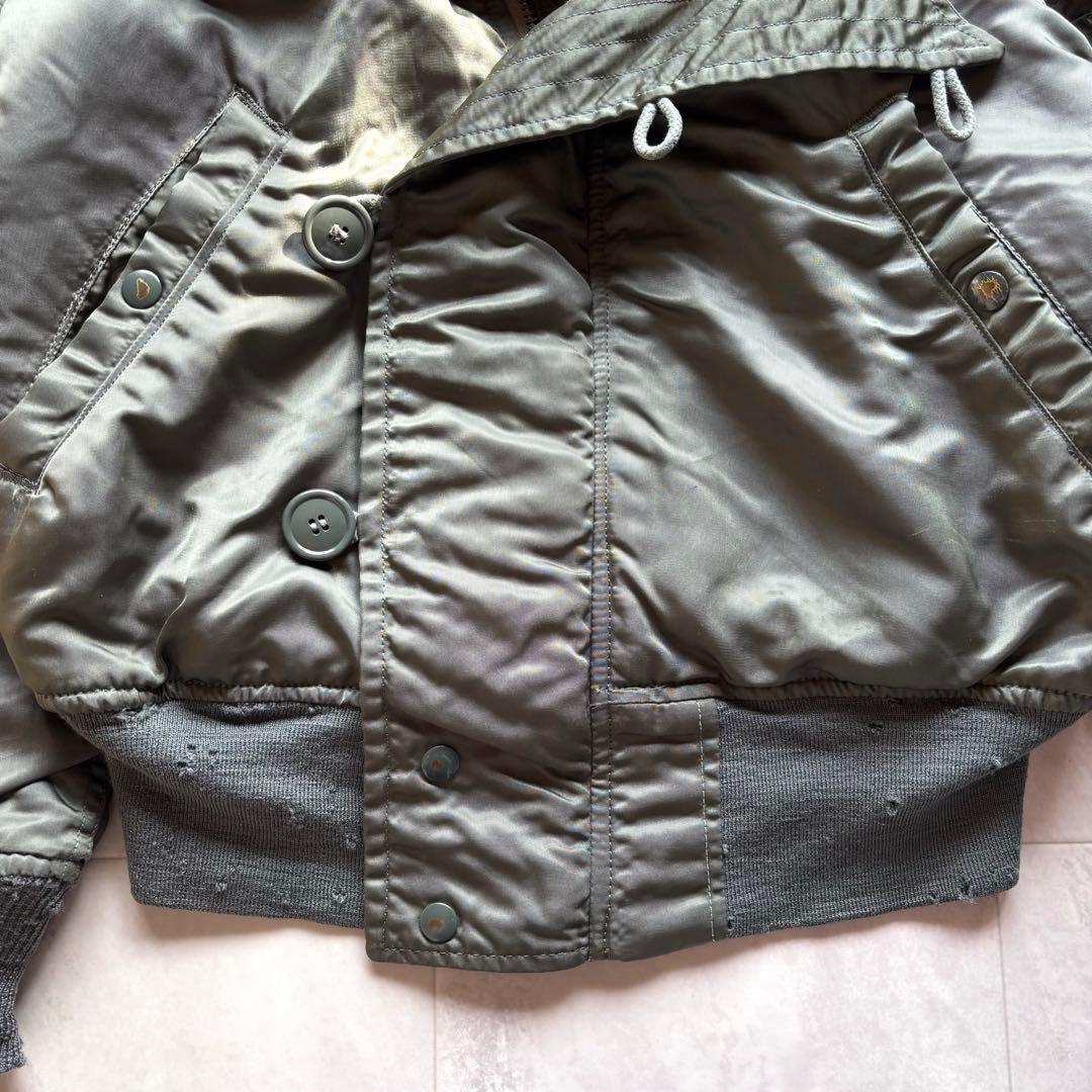 【70s】ALPHA N-2B フライトジャケット 短丈 希少S スコービル