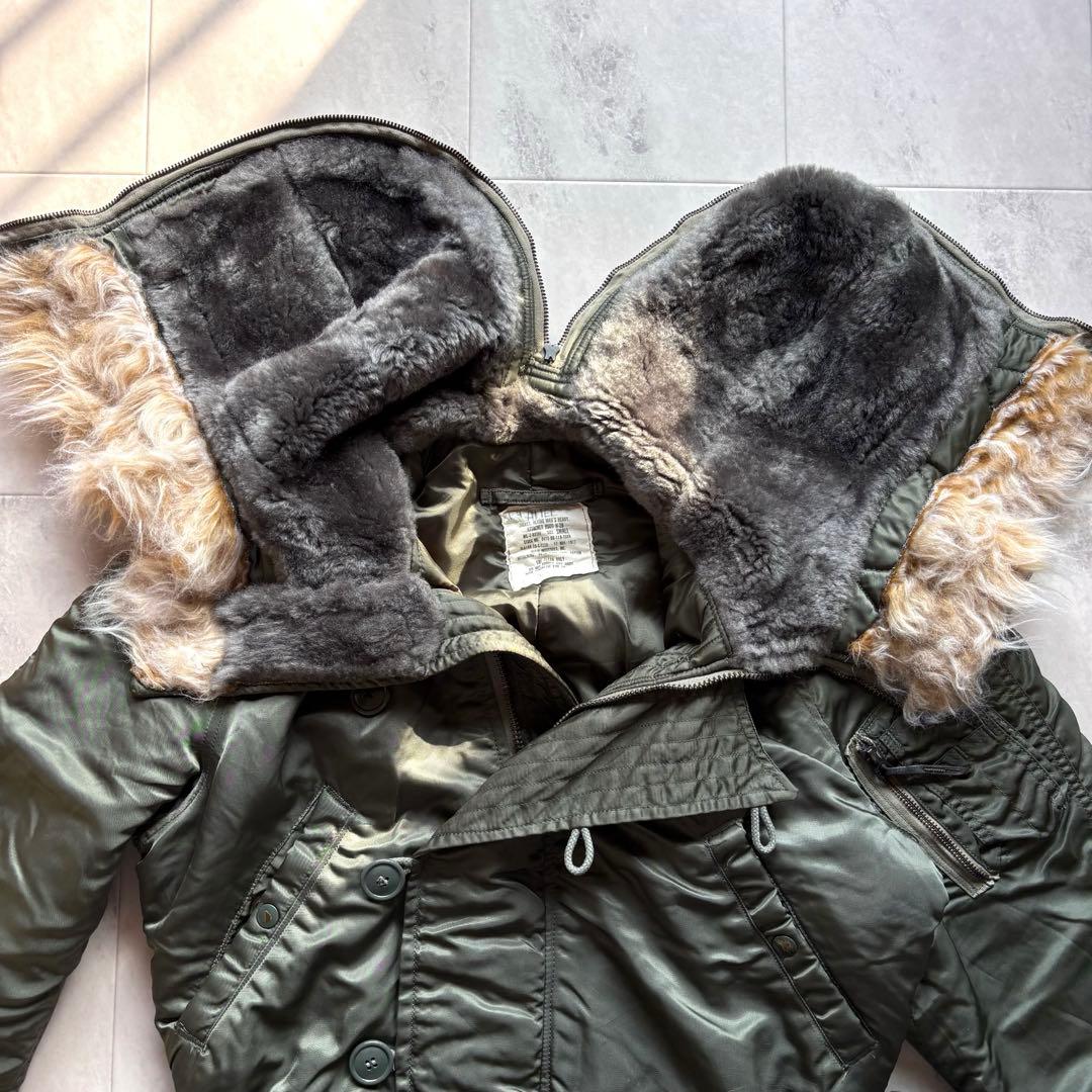 【70s】ALPHA N-2B フライトジャケット 短丈 希少S スコービル