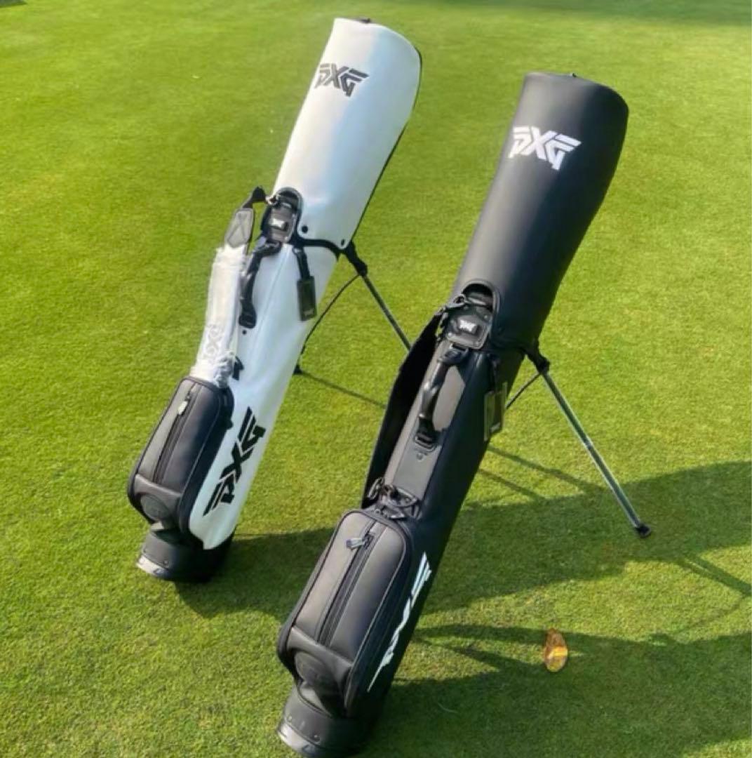 PXG スタンド付きゴルフバッグ ラウンドバッグ ハーフキャディバッグ