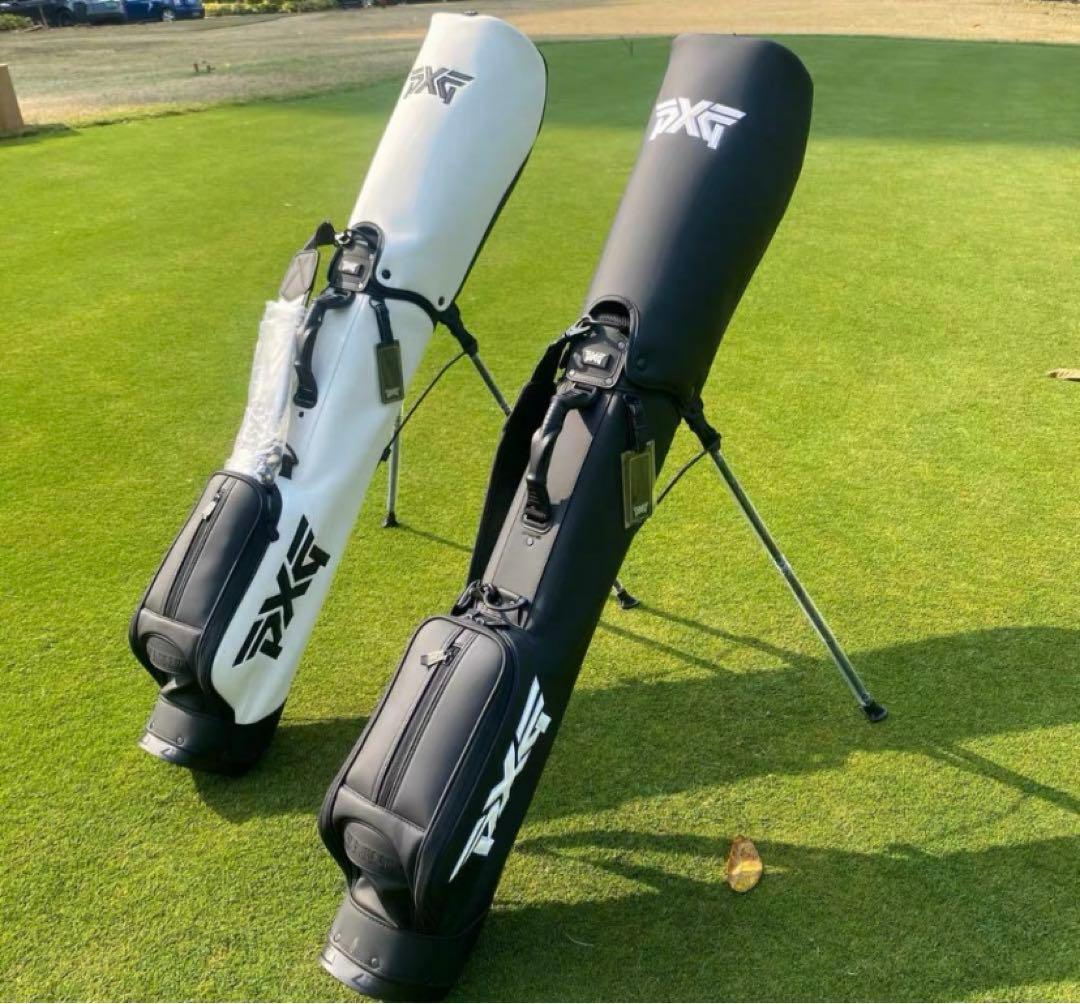 PXG スタンド付きゴルフバッグ ラウンドバッグ ハーフキャディバッグ