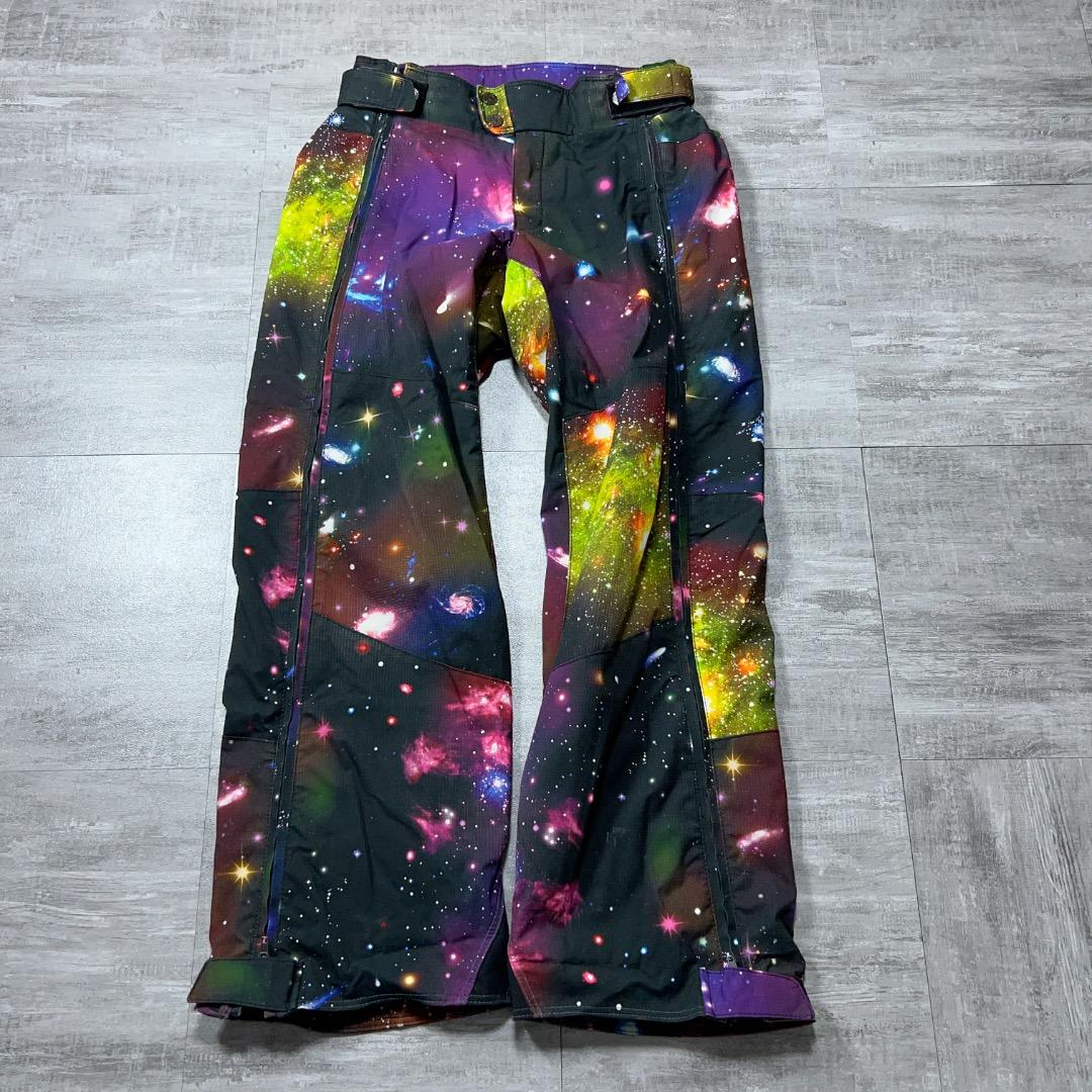 FABLICE ファブリス 総柄 宇宙 スキーウェア フルオープン ジップ S