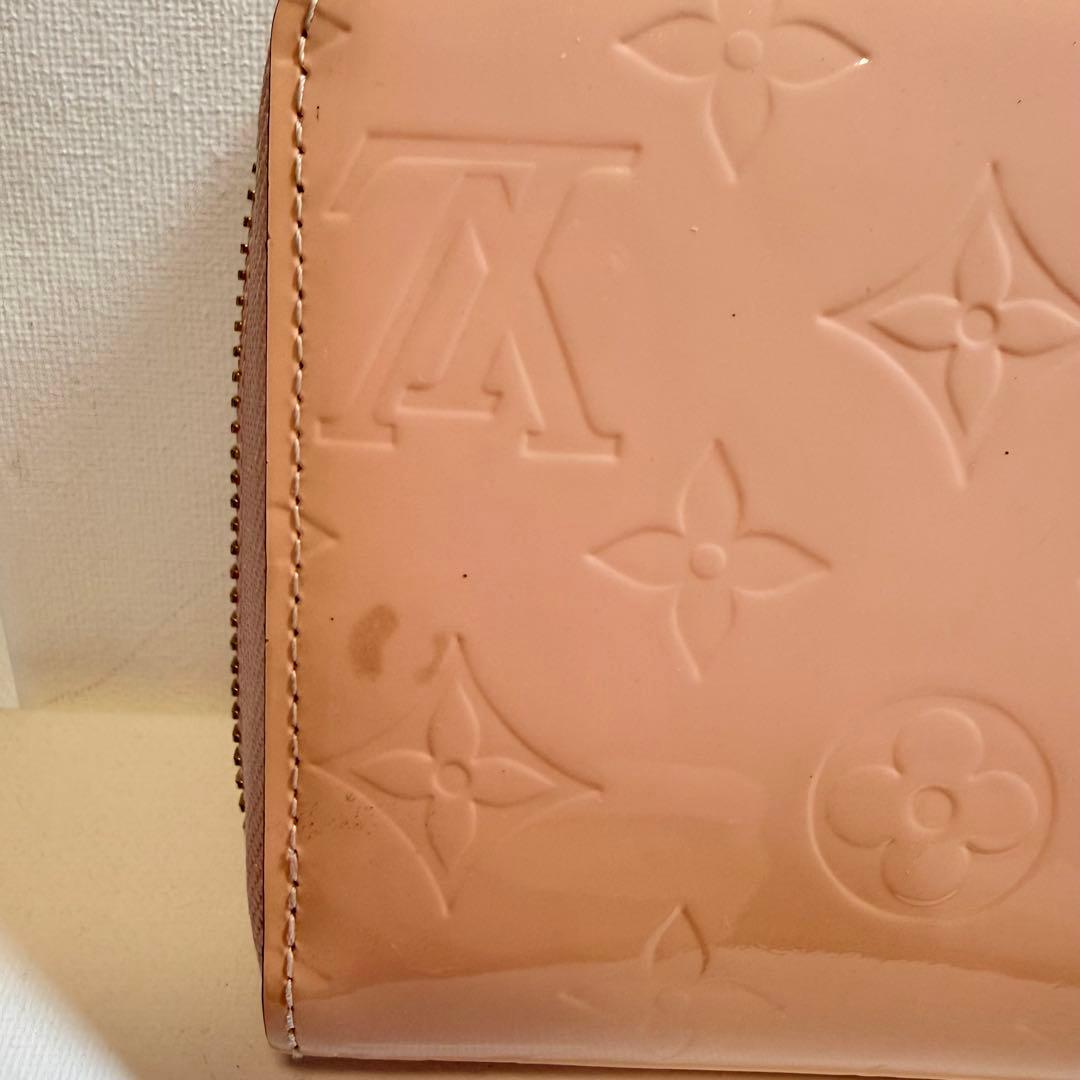 ルイヴィトン　Louis Vuitton ヴェルニ　ピンク エナメル 長財布