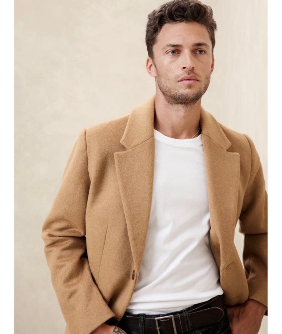 BANANA REPUBLIC ウールブレンドコート