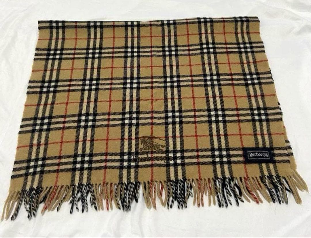 極美品❗️ Burberry バーバリー　ストール　チェック柄