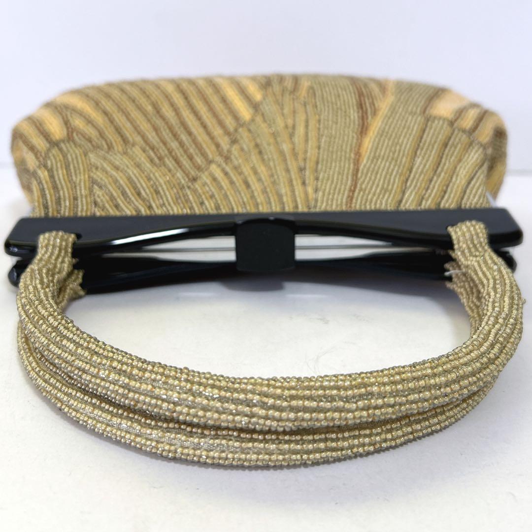 ✨美品✨総ビーズ 草履・バッグセット がま口 和装小物