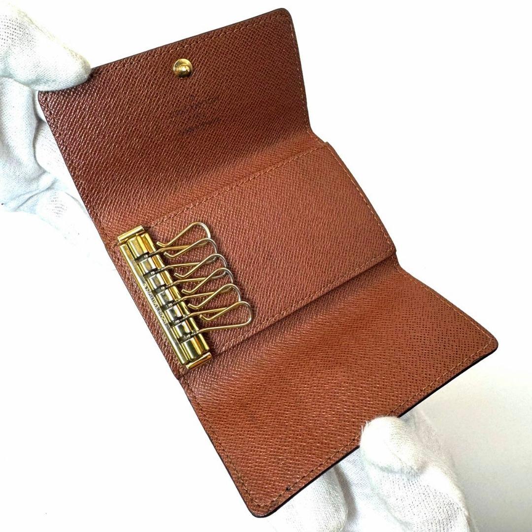 超美品 ルイヴィトン モノグラム ミュルティクレ6 キーケース 鍵 6連 Key