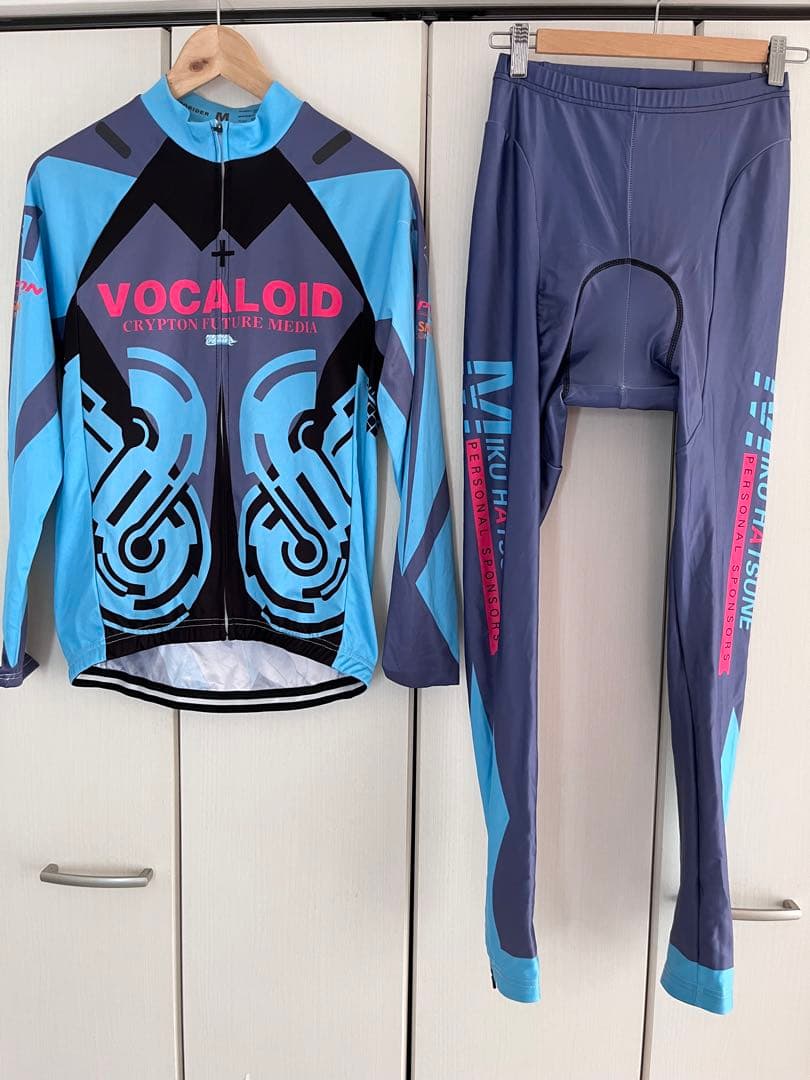 レーシングミク　初音ミク　サイクルジャージ上下　Mサイズ