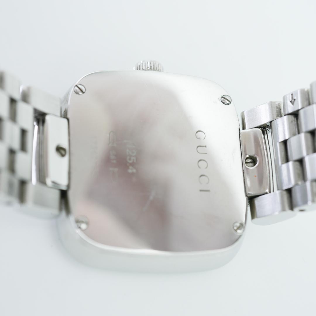 【稼働】 GUCCI 125.4 Gベゼル シルバー SS グッチ 腕時計