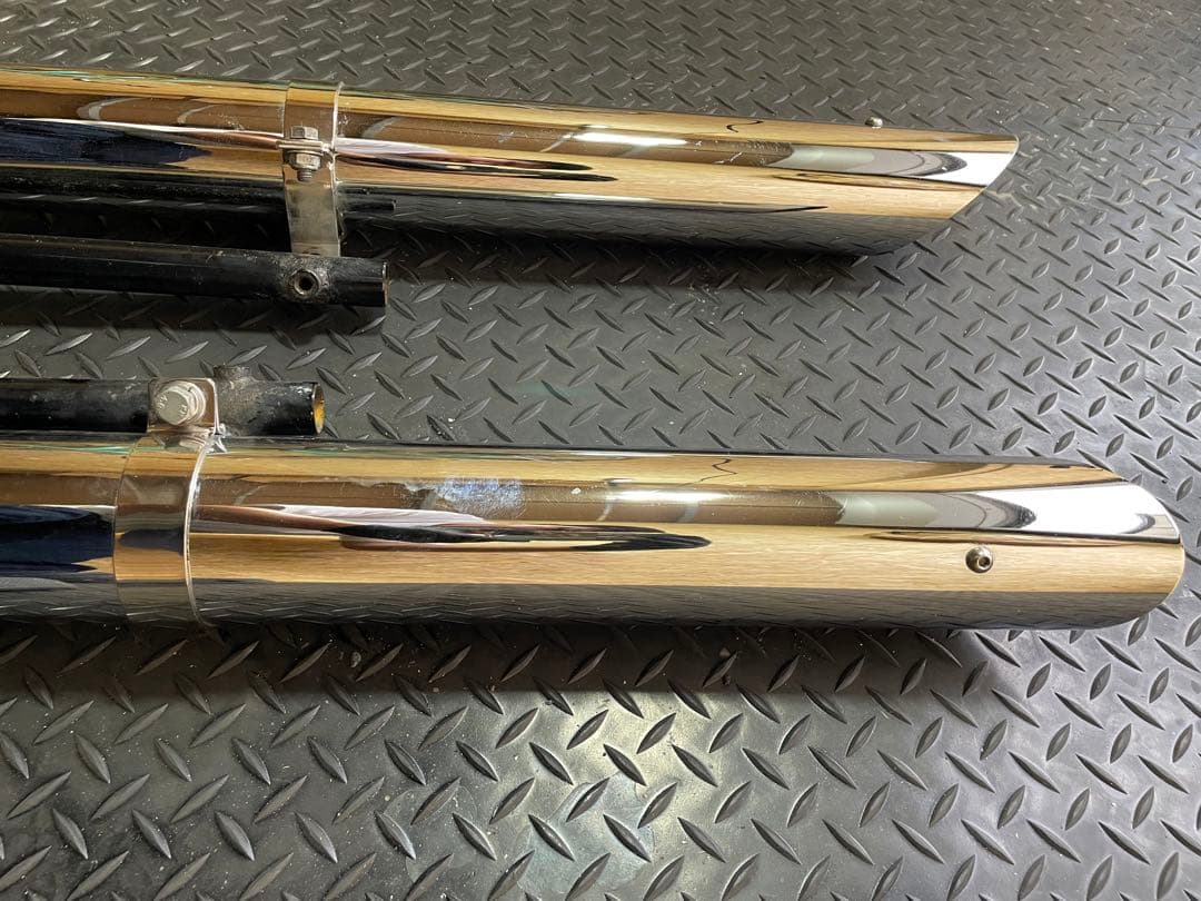 モーターステージマフラー　スリップオンストレート管