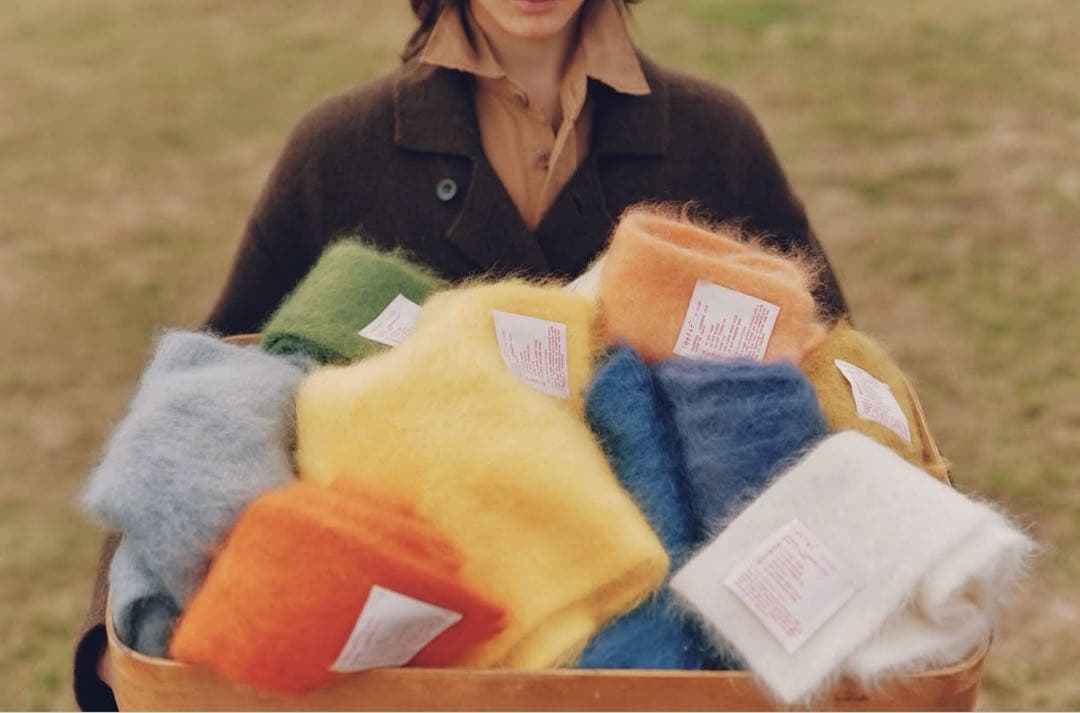 ieefar マフラー　ホワイト