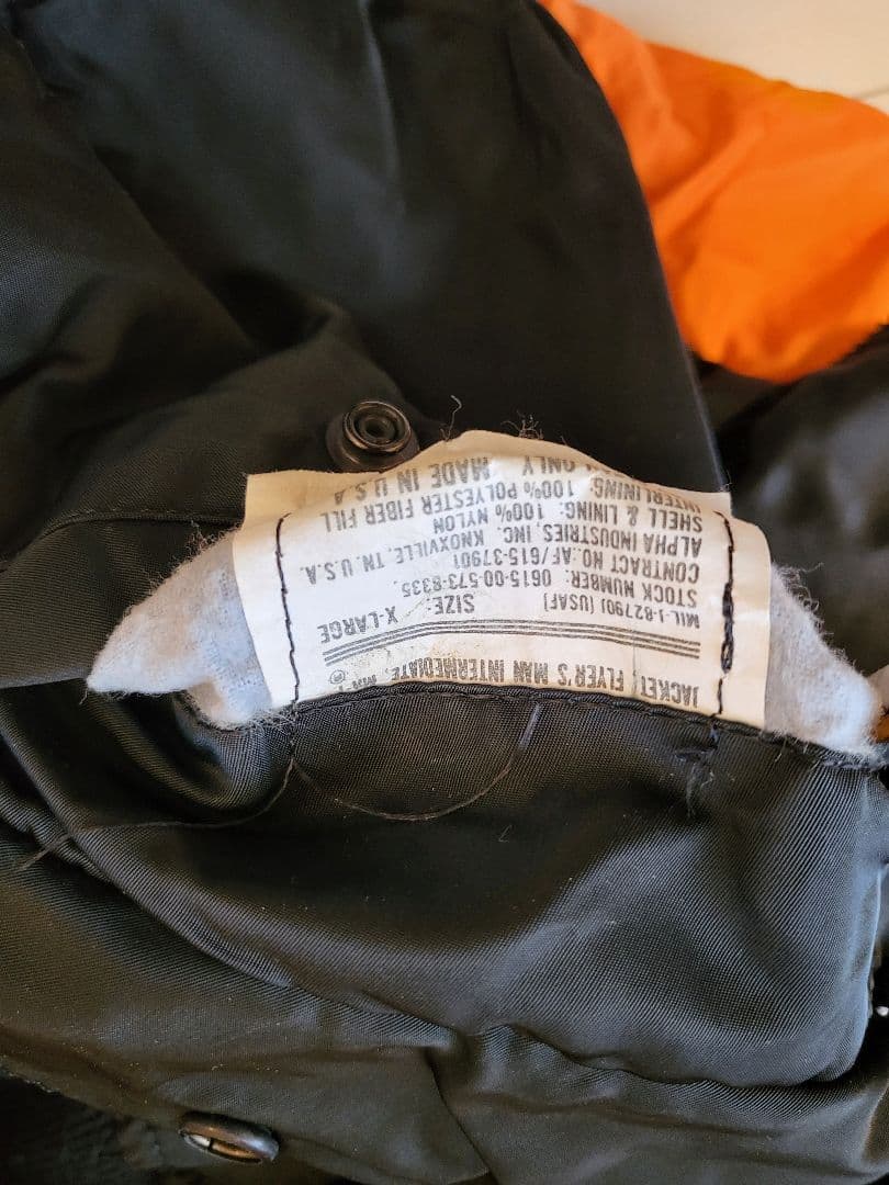 Harley-Davidson ブラック MA-1ジャケット