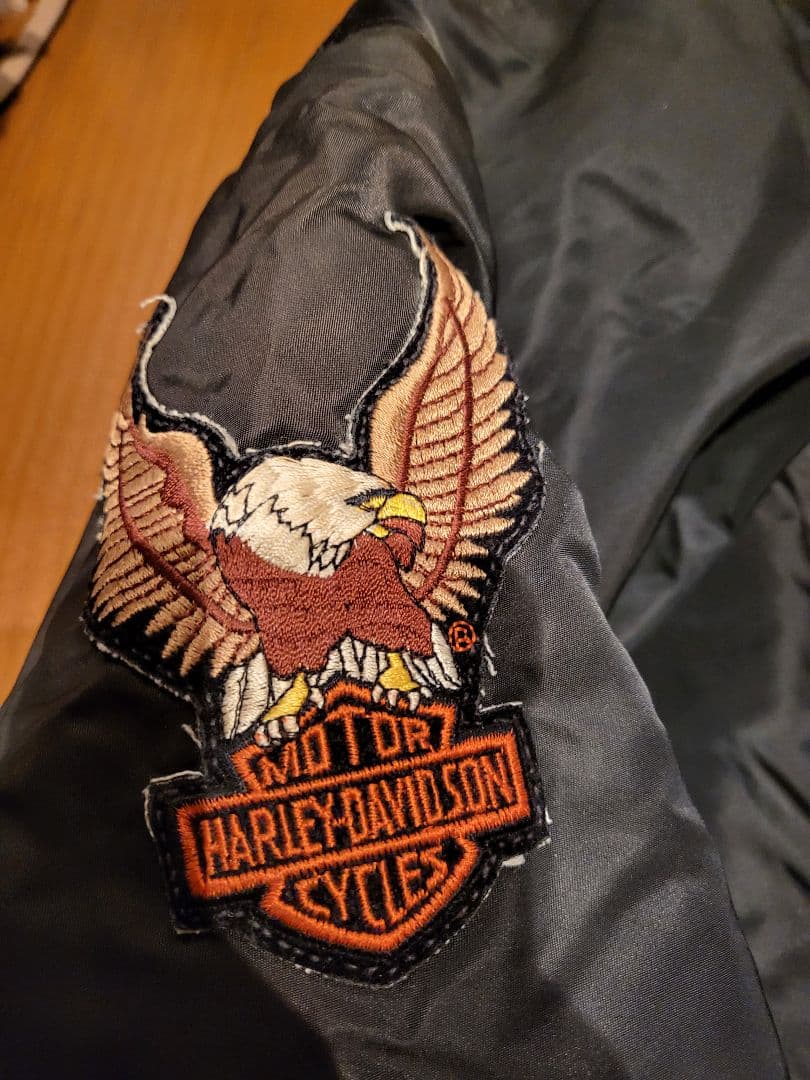 Harley-Davidson ブラック MA-1ジャケット