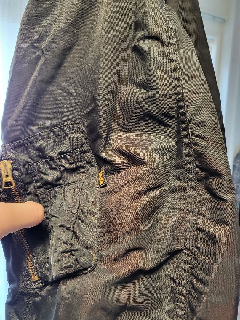 Harley-Davidson ブラック MA-1ジャケット