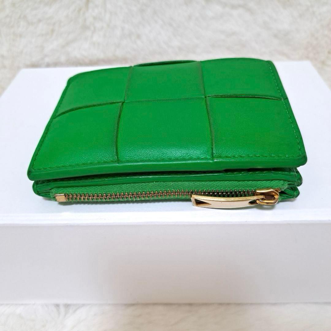 ✨美品　付属品完備✨ボッテガ　二つ折り　カセット　イントレチャート　パラキート