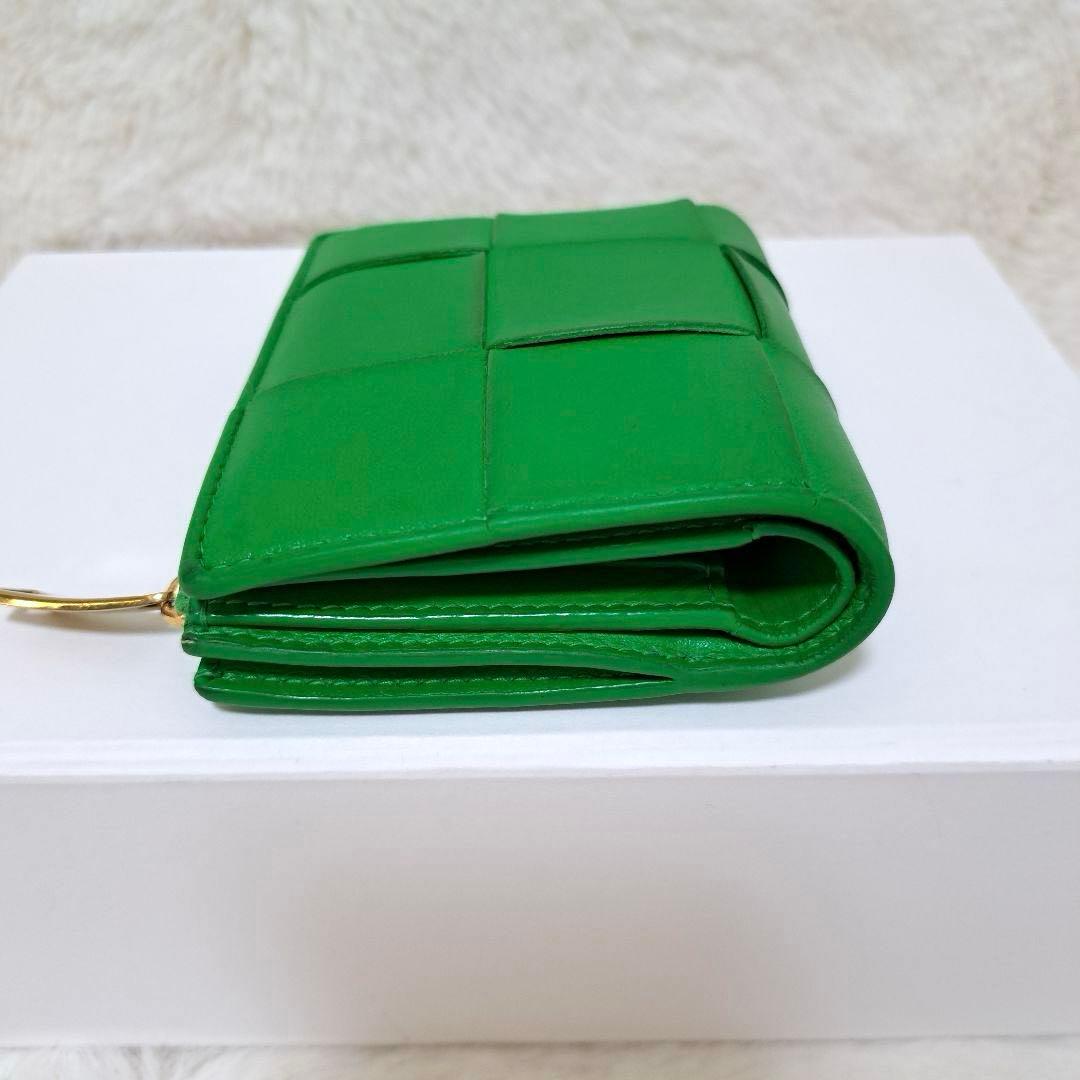 ✨美品　付属品完備✨ボッテガ　二つ折り　カセット　イントレチャート　パラキート