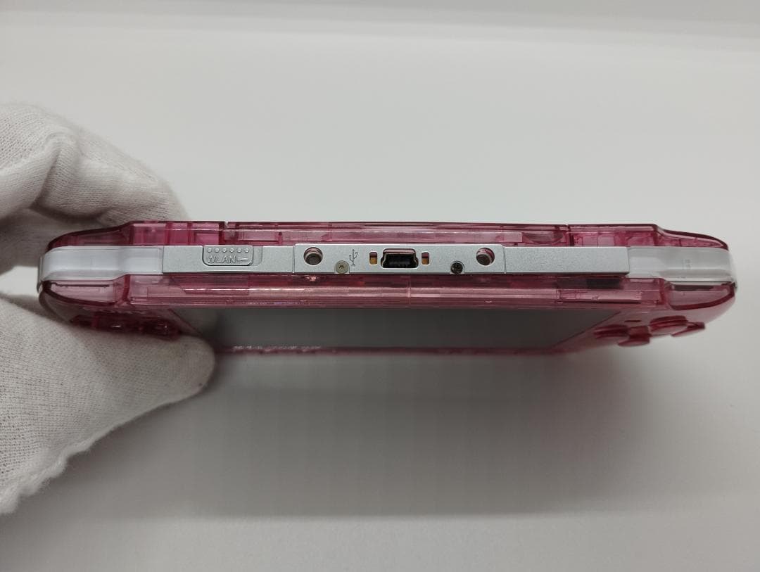 PSP 3000 すぐ遊べるセット【美品・カスタム】スケルトン　ピンク