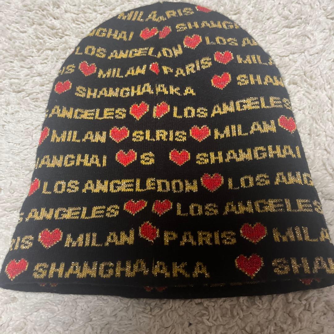 SUPREME ニット帽 ブラック