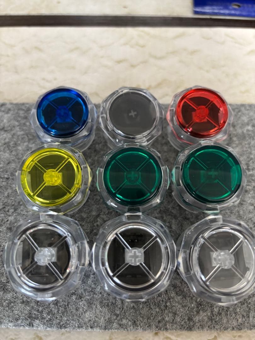 【未使用含む】GamerFinger 14個 (内未使用5) 30φ 静音 銀軸