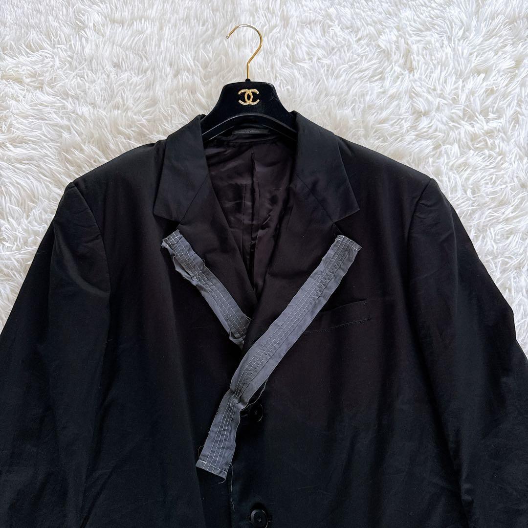 【Y's for men】ロングジャケット チェスターコート ブラック サイズ1