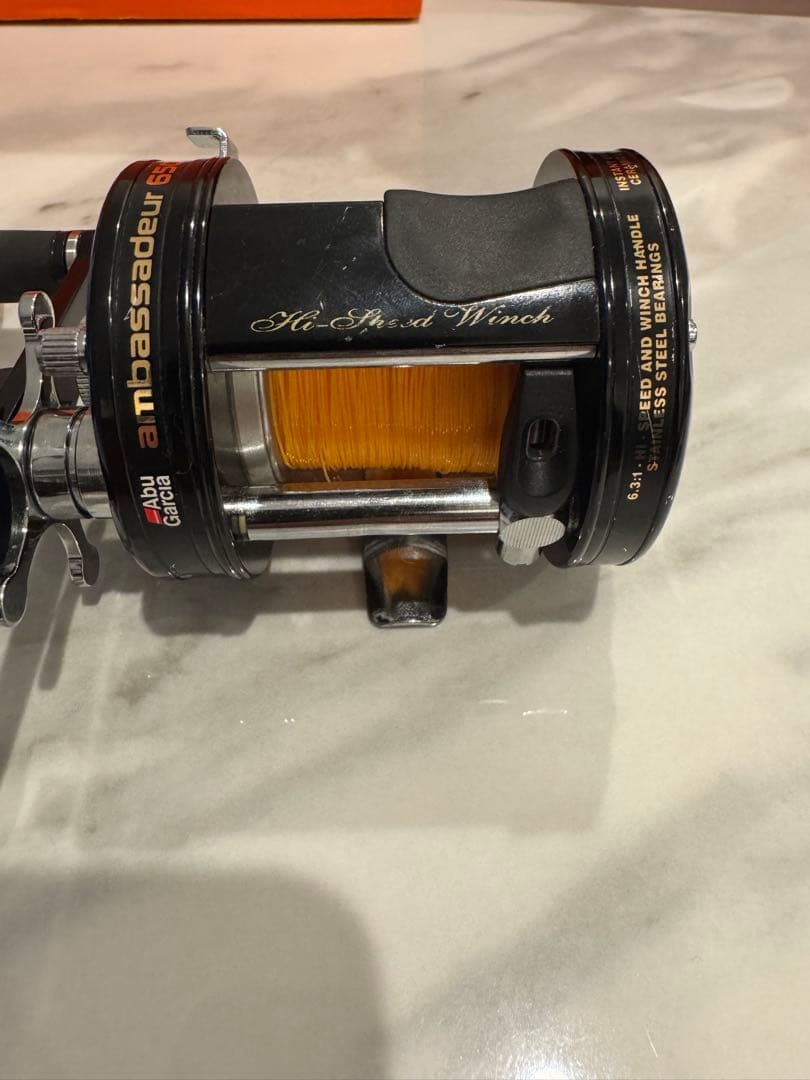 アブ6500C HI SPEED WINCH 遠投カゴ釣り