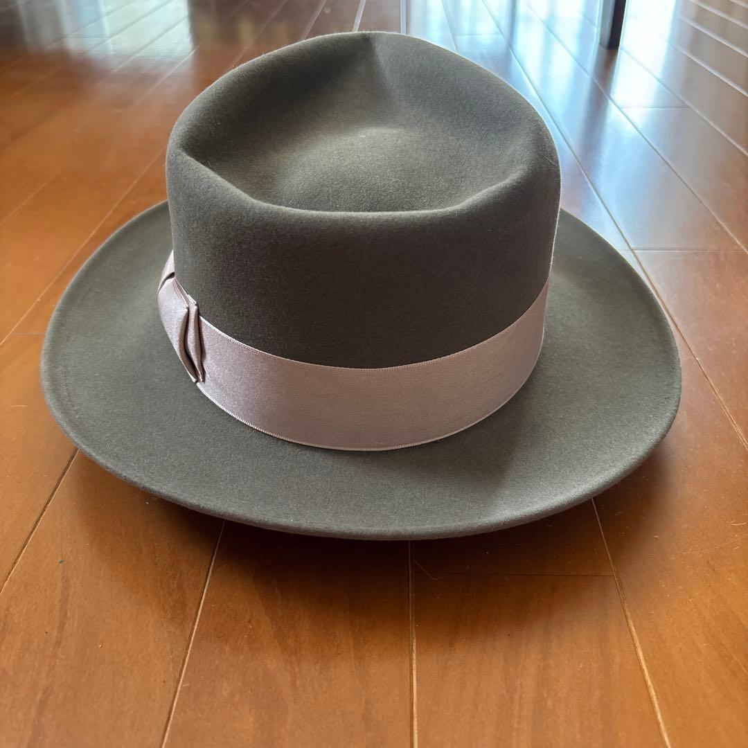 LEE コメンテーターハット40年代〜50年代　59センチ　ジョニーデップ