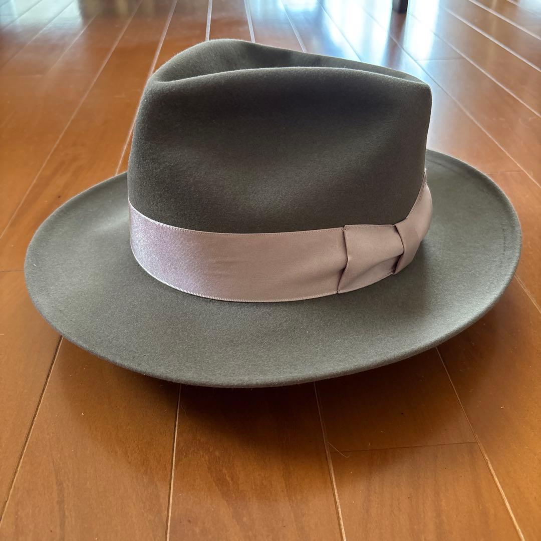 LEE コメンテーターハット40年代〜50年代　59センチ　ジョニーデップ