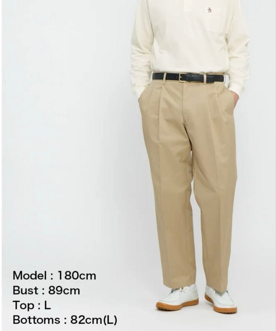 今季Penguin by Munsingwear スラックス　チノ　Lサイズ