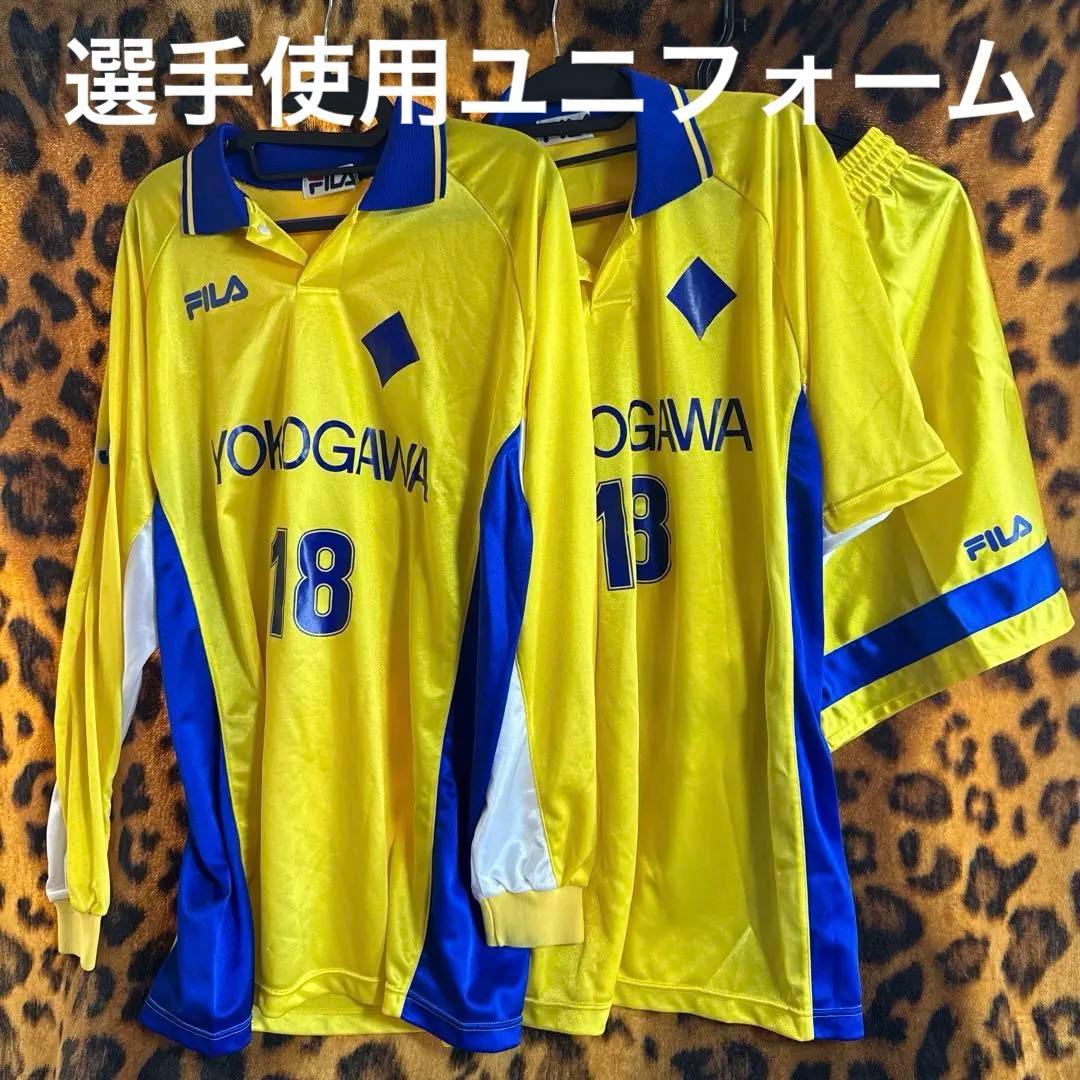 横河　3点セット　半袖・長袖・パンツ　選手使用　2XL ポリエステル100%