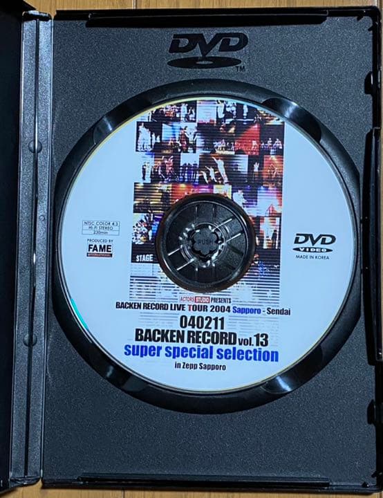 BACKEN RECORD vol.13 DVD 三浦春馬 西島隆弘