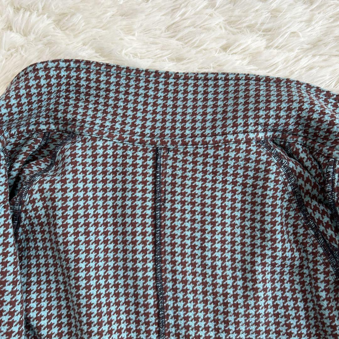 センソユニコ キューブキューブ ブルゾン ニット ジャケット 千鳥柄