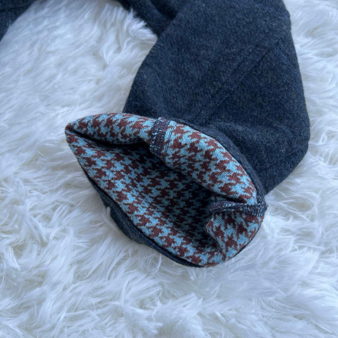 センソユニコ キューブキューブ ブルゾン ニット ジャケット 千鳥柄