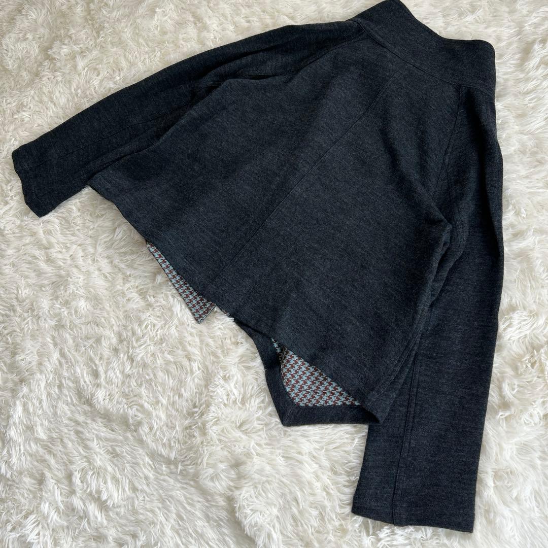 センソユニコ キューブキューブ ブルゾン ニット ジャケット 千鳥柄