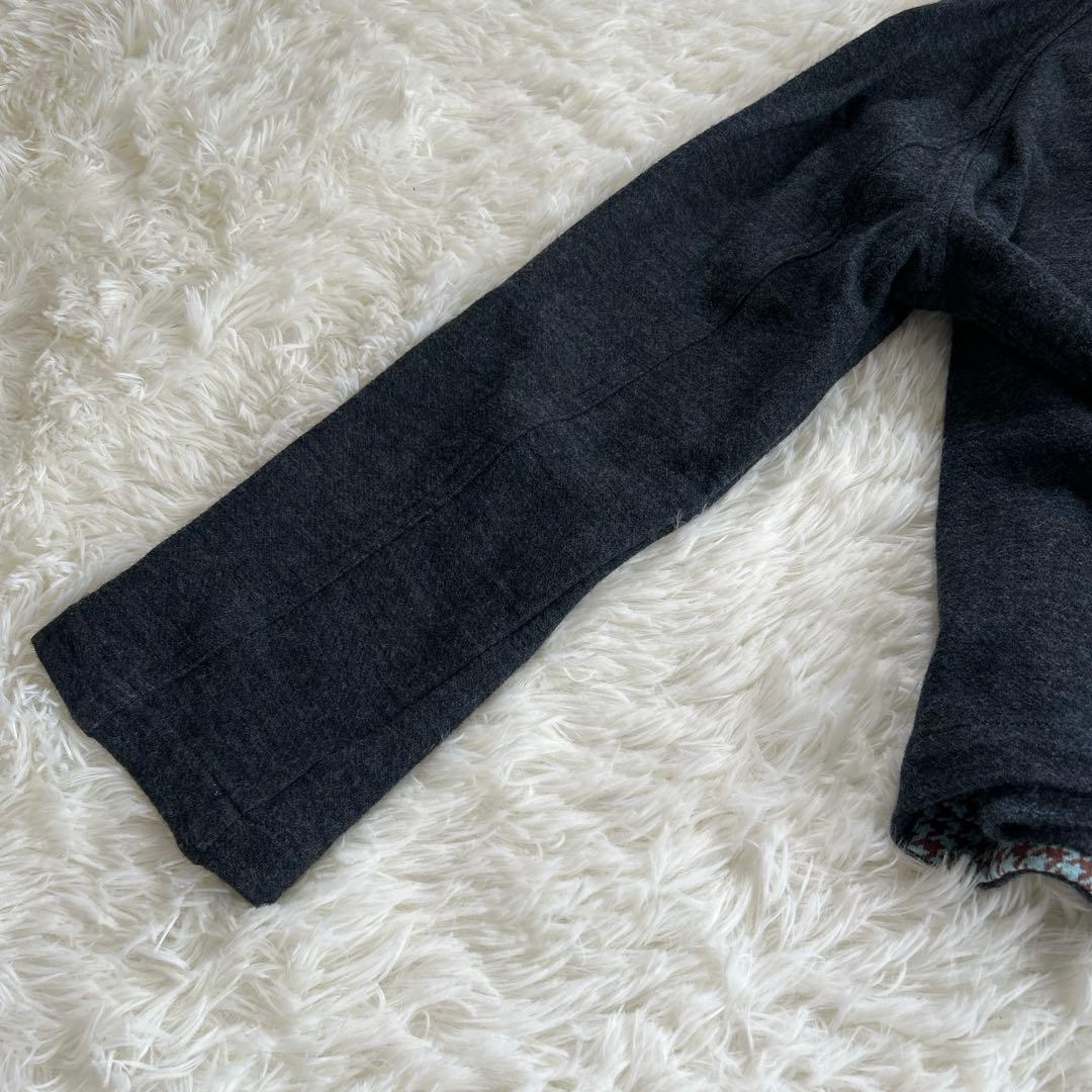 センソユニコ キューブキューブ ブルゾン ニット ジャケット 千鳥柄