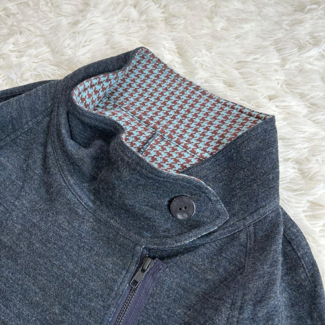 センソユニコ キューブキューブ ブルゾン ニット ジャケット 千鳥柄