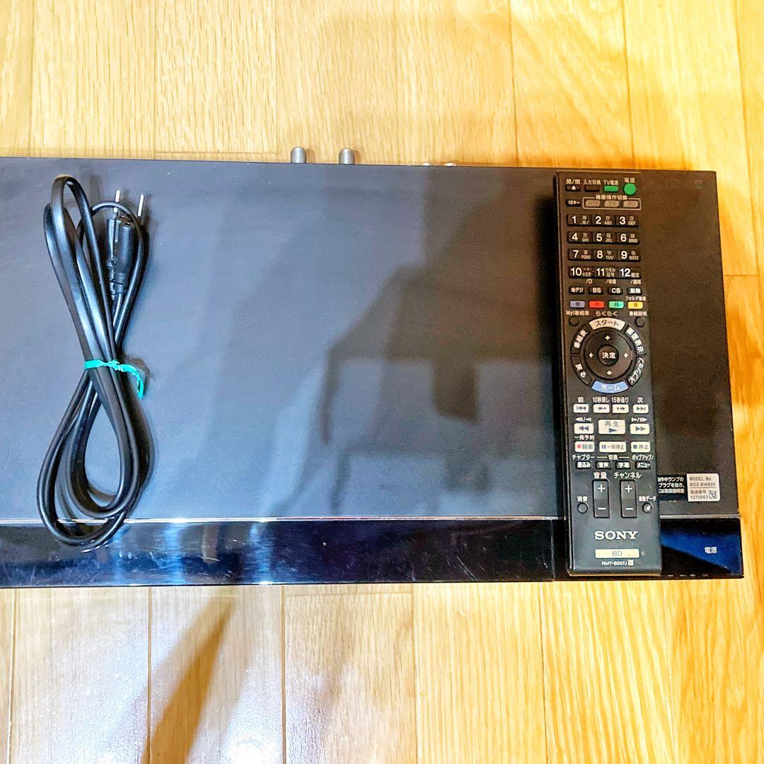 SONY ソニー　ブルーレイレコーダー HDD 500GB 2チューナー 2番組