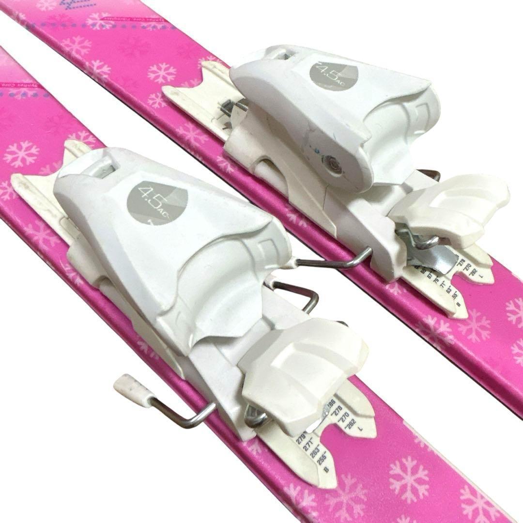 Elan 130cmスキー ビンディング セット ピンク　子供 キッズ 可愛い