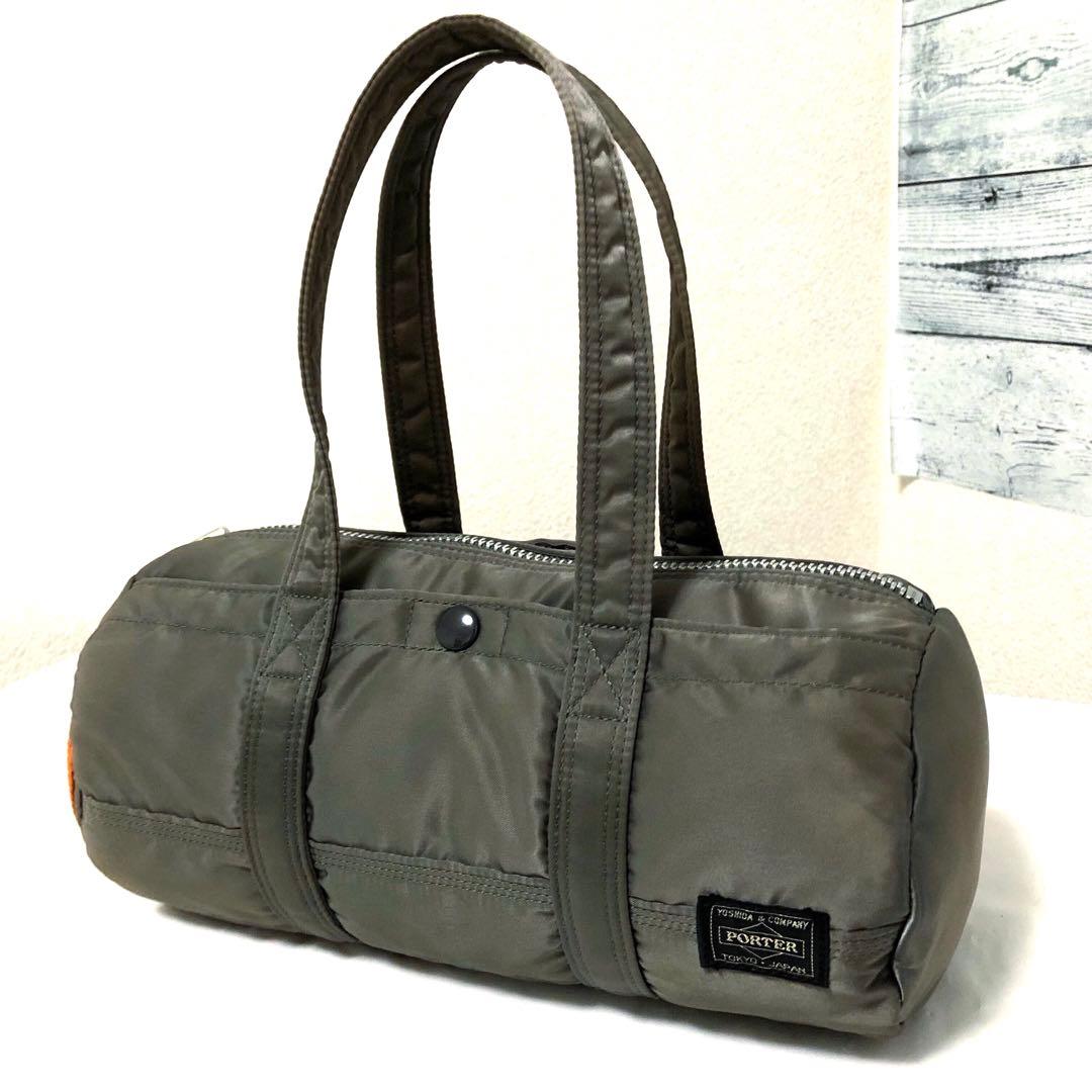 人気✨美品 ポーター タンカー ダッフル ドラム ミニボストンバッグS グレー