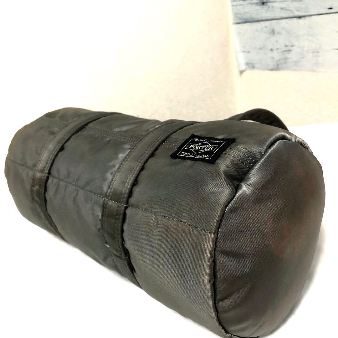 人気✨美品 ポーター タンカー ダッフル ドラム ミニボストンバッグS グレー