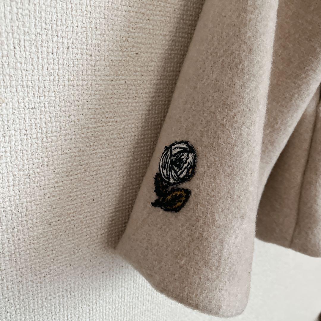 よちみ　ミナペルホネン　rosy ウール　ジャケット　コート　総裏