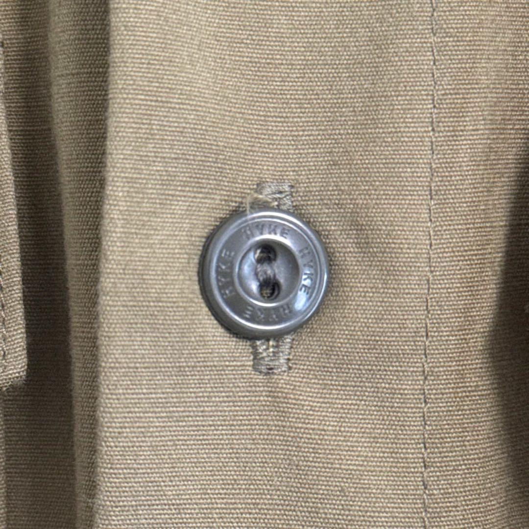 HYKE 2023 WEATHER OVERALL オールインワン カーキ