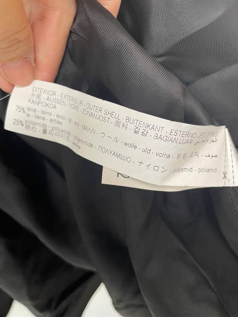 ⑥大人気　ザラ　MANTECO ケープコート　マント　ポンチョ　黒　Lサイズ