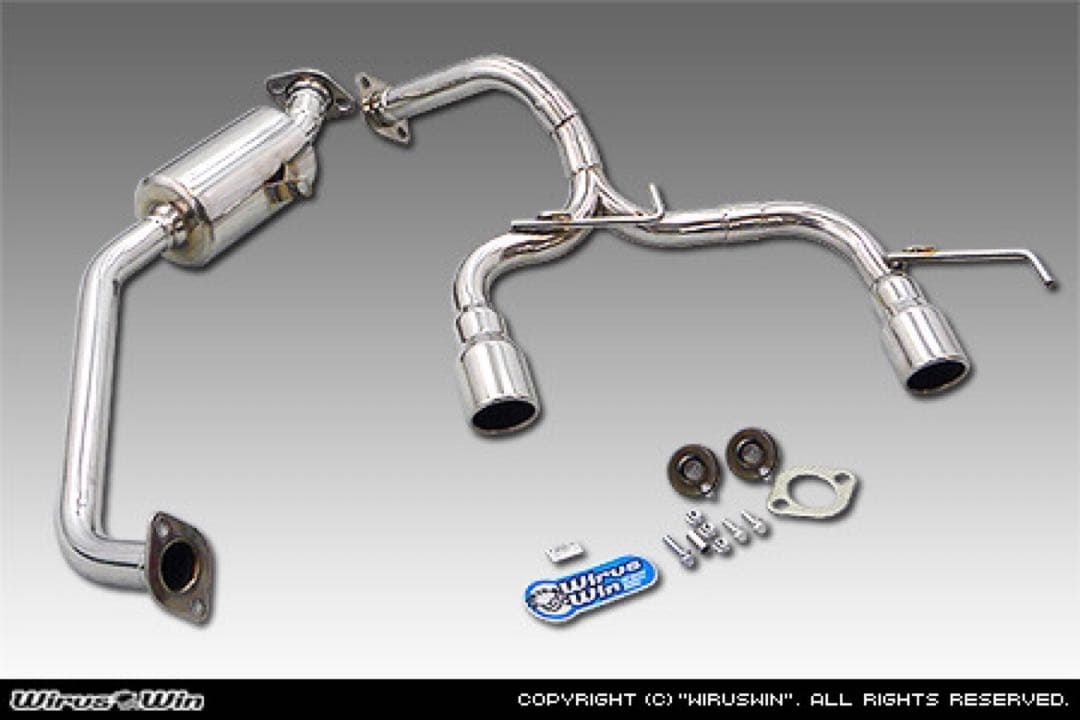 ウィルズウィン　JB23用左右出しマフラー