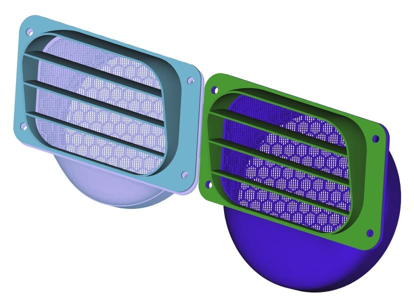 エコフローEcoFlow WAVE2,3専用ダクト取付用パーツ 運転席ドア用