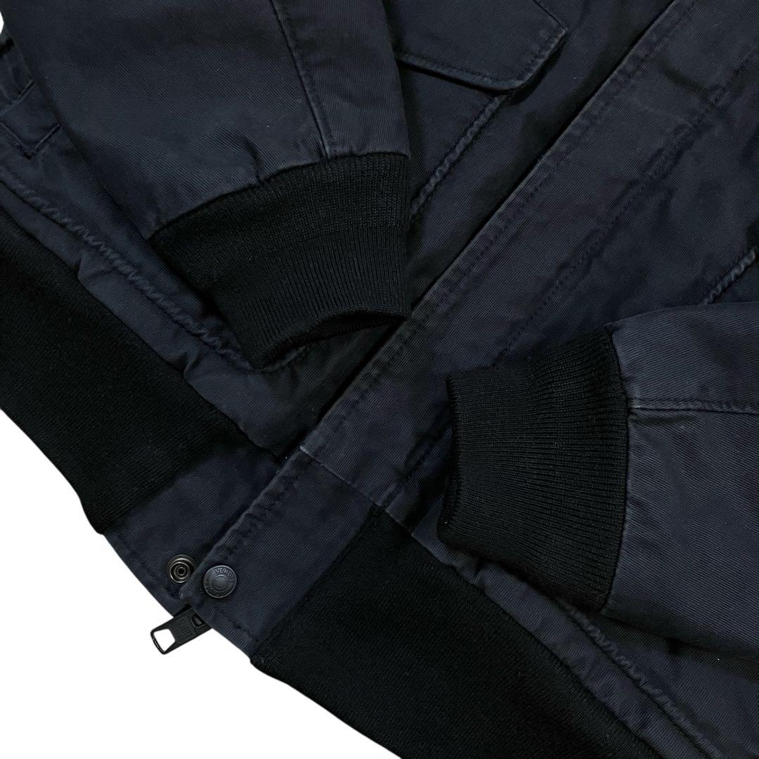 schott b-10 フライトジャケット ボア 襟付き コットン ショット L