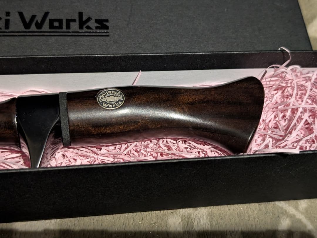 値下げ不可値下げ予定無し完売　ヒトトキワークス　黒壇ガングリップ奇跡の未使用品